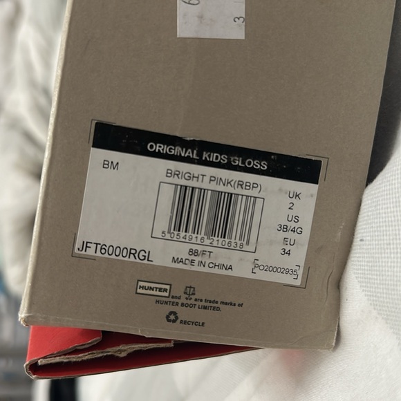 NEW HUNTER ORIGINAL KIDS GLOSS BOOTS - Picture 3 of 4